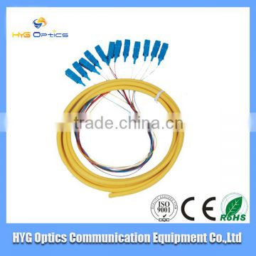 12 cores sc optical fiber cable pigtail