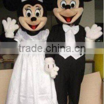 Minnie Mouse White Wedding Dress Mascot, FREE SHIPPING