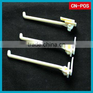 supermarket plastic slatwall hooks for hanging display