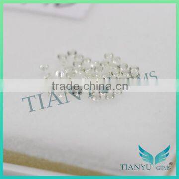 Wholesale Artificial Nano Stial Gemstone Jewellery #10 Yellow Round Brilliant Cut Stones price
