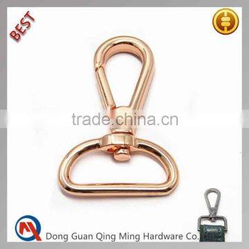 Rose Gold 25mm Metal Swivel Lobster Clasps Hook