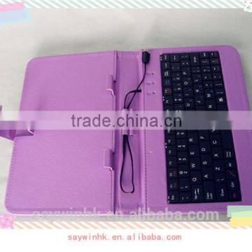 Factory price wholesale tablet keyboard case with USB interface
