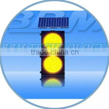 200mm CE solar traffic lights with yellow flashing