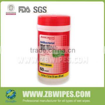 60CT OEM Antiseptic Wet Wipes