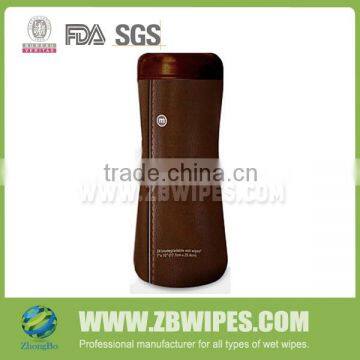 Canister Leather Cleaning Wipes Wet Tissue