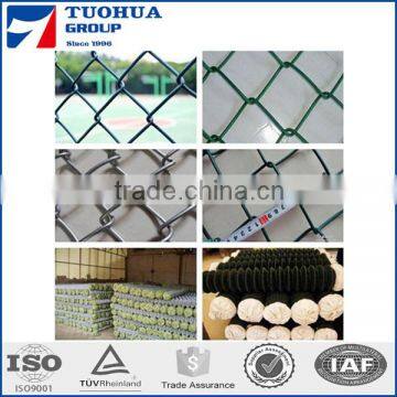 Eco Friendly Galvanized PVC Coated Wire Mesh Chain Link Fence