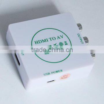 HD Micro Video Converter Box HDMI To CVBS Adapter HDMI To AV Converter
