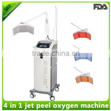 Hyperbaric Oxygen Facial Machine 4 In 1 Wrinkle Removal Skin Beauty Jet Peel Equipment Oxygen Machine Improve Skin Texture