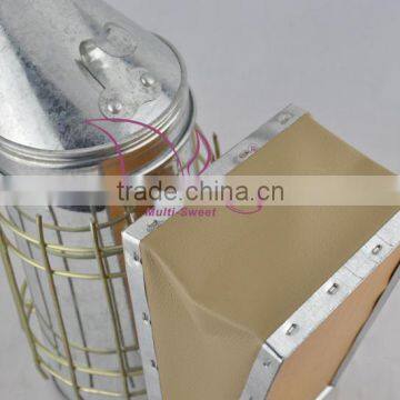 Beekeeping Galvanized Leatheroid Cheap Bee Smoker With Guard From China photo-2