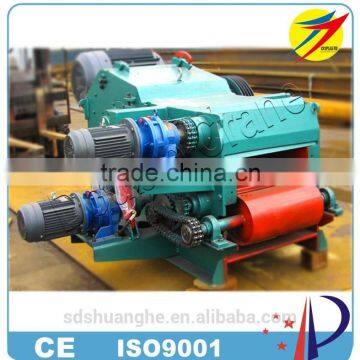 China Industrial Wood Drum Chipper Machine / Wood Pellet Processing Chipper