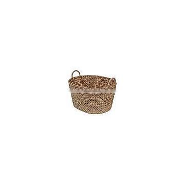 Best selling water hyacinth oval shape baskets (website :July.etop)