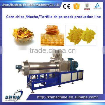 Cornmeal corn chips making machine