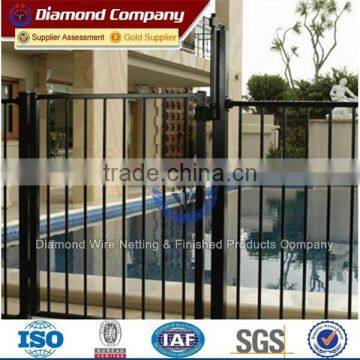 Decorative wrought iron fence/short wrought iron fence/white wrought iron fence for sale