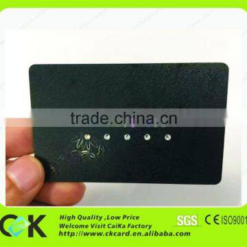 Plastic card printing with diamond crafts in china