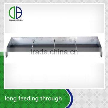 Pig long stainless material pig slop trough long lifetime