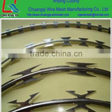 low price concertina razor barbed wire finished goods and materials