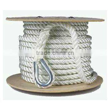 pp/pe rope/nylon mooring rope/braided rope splicing