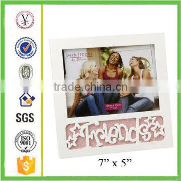 factory custom-made handmade carved fashion resin best friend picture frame