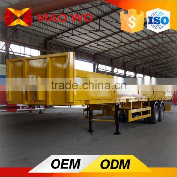 Dongfeng 6x4 4x4 truck, bulk cargo side wall semi trailer