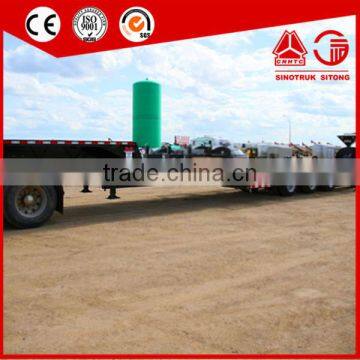60t Tri-axle Low Bed Truck Trailer for Transporting Crane Excavator Tractor photo-3