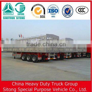 Chinese Factory Farm Truck Trailer Livestock Semi Trailer for Sale(Giving Trailer Parts) photo-3
