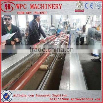 Wood Plastic Decking Machine With Price / Wood Plastic Profile Extrusion High Quality photo-2