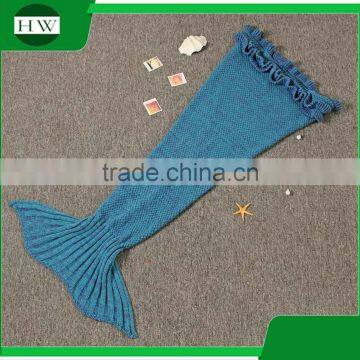 Amazon Wholesale Handmade Baby Kids Children Adults Knit Pattern Mermaid Tail Sleeping Bags photo-2