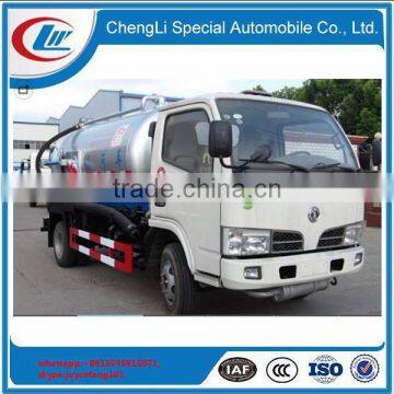 2016 New Dongfeng 6000l Vacuum Sewage Suction Tanker Truck For Sale photo-5