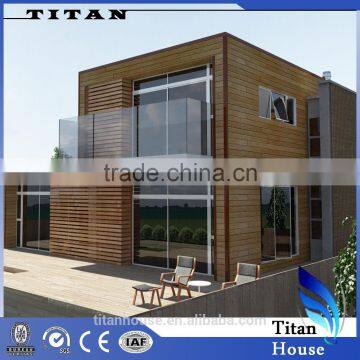 Low Price Two-Storey Wooden Look House Model in India