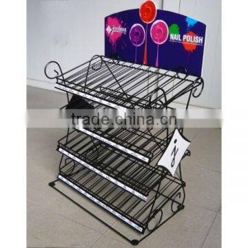 Fashionable Customed Metal Nail Polish Display Stand photo-2
