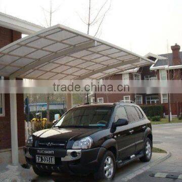 Single Slope Aluminum Polycarbonate Modern Carport photo-3