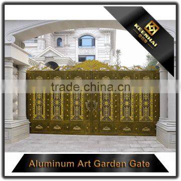 Garden Decoration Powder Coated Aluminum Garden Metal Yard Gates Fence Gate
