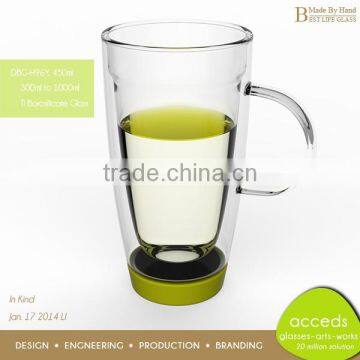 Handcrafted Eco Friendly Modern Pyrex Glass Tea Mugs photo-5