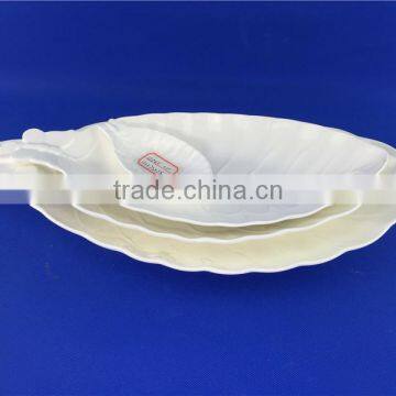 Hight Quality Banana Leaf Dish Ceramics photo-2
