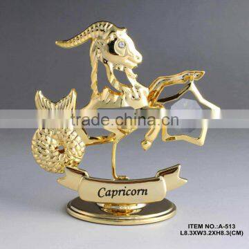 Good quality 24K gold plated Zodiac made with swarovski elements