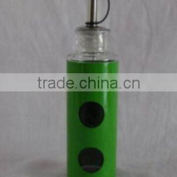 ROHS Colorful Vintage Glass Bottle Oil With Best Quality and Low Price photo-3