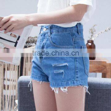 Jeans Women 2017 Top Quality Denim Washed Sexy Denim Shorts Summer for Women photo-2