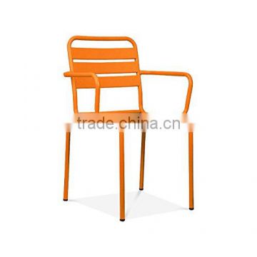 2016 french style colorful metal type industrial chairs iron material chairs frames