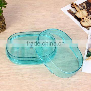 2017 Stocked Plastic Square Transparent Soap Box Bathroom Soap Box Soap Dish Plastic photo-3