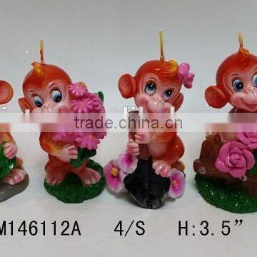 High Quality Lovely Monkey Shape Candle Wholesale for 2016 New Year Gift photo-4