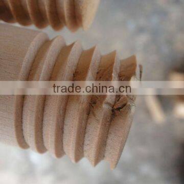 Natural/Varnished/PVC Wood Handle for Broom, Mop, Shovel, Brush, Rake, Hoe, Pickaxe, Fork photo-3