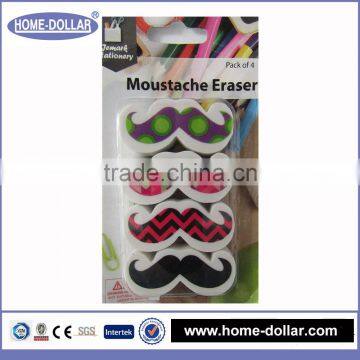 Office novelty gifts cheap bulk creative moustache eraser