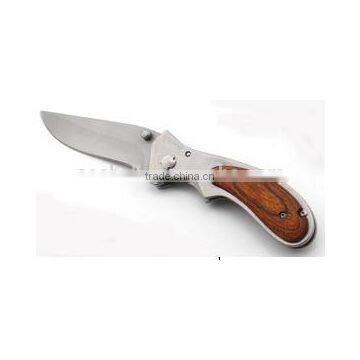 K1503 Folding knife with wooden handle