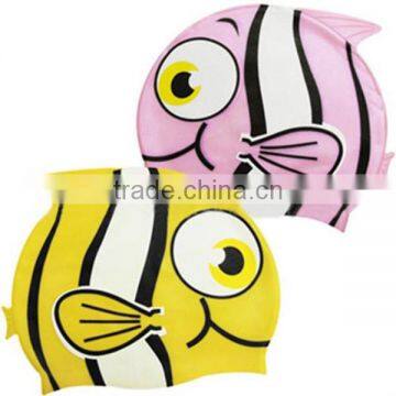 100% Silicon Fish Shapes Swimming Cap LS Eplus