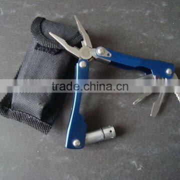 Promotional Stainless steel Pocket Multifunction plier with LED Light