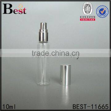 2017 New Products Perfume Bottle 10ml Clear Perfume Bottle 10ml Empty Round Shape Perfume Bottle 10ml With Silver Plastic Cap photo-2