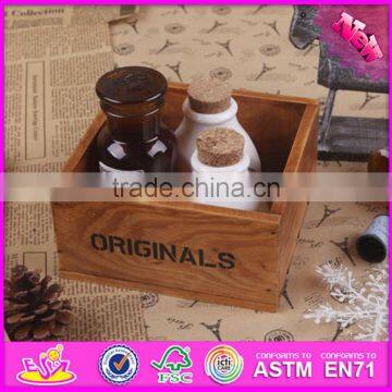 2016 Hot Sale Kids Wooden Toy Box With Lock, Top Fashion Children Wooden Toy Box With Lock W08C163 photo-4