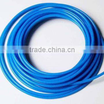 corrosion resistance hollow pe pipe 3/8"(9.53mm*6.99mm) blue coiled hose used for water purifier for collapsible water hose