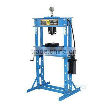 40Ton Hydraulic Shop Press with Gauge Cable Winch