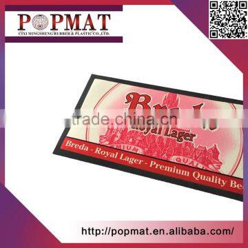 Full Color Non Woven Custom Logo Rubber Bar Mat photo-2